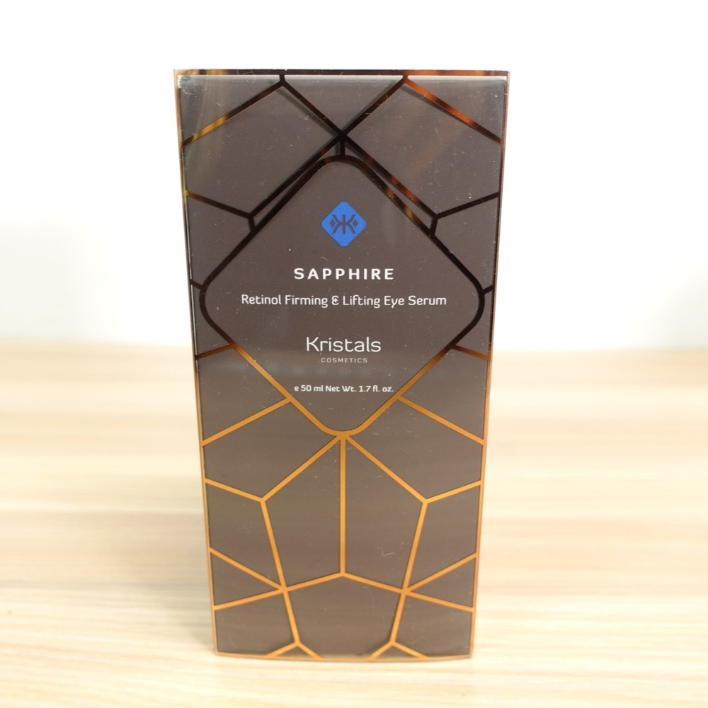 Kristals Cosmetics Sapphire Retinol Firming Eye Lift Serum Anti Aging 50 ml NEW